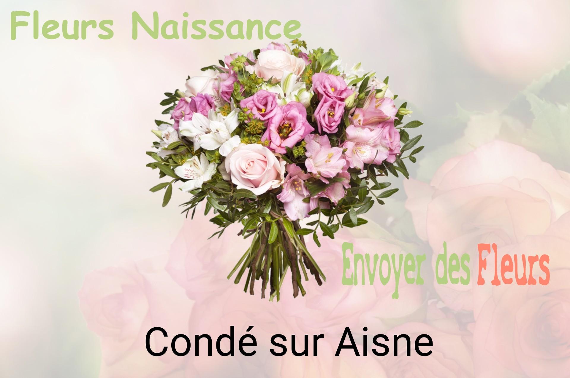 Bouquet de fleurs de naissance livré à Condé-sur-Aisne